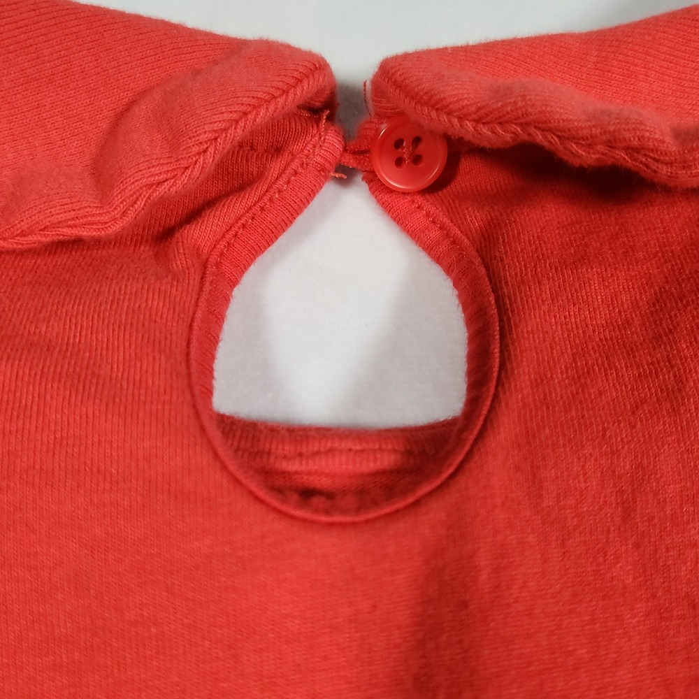Disney‎ Parks Minnie Mouse Peplum Top Womens 1X Red Organic Cotton - Picture 13 of 13